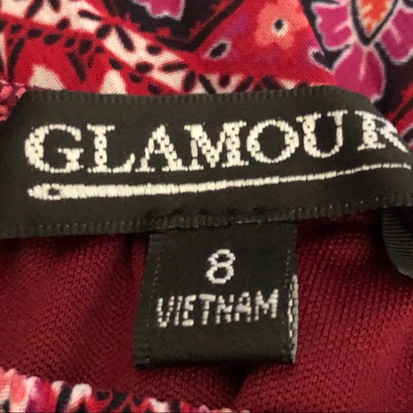 GLAMOUR FLORAL COLD SHOULDER DRESS - Picture 4 of 12